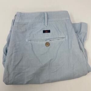 Faherty Mens Sz33 Light Blue Cotton‎ Shorts